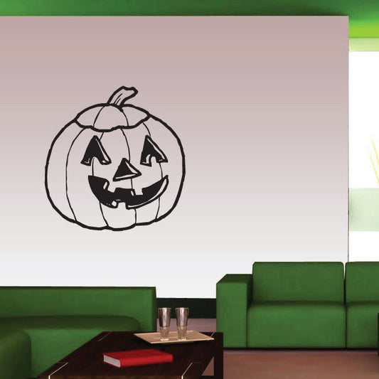 Image of Halloween Joyful Jack-o-Lantern Decal