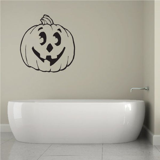 Image of Halloween Kids Jack-o-Lantern Decal