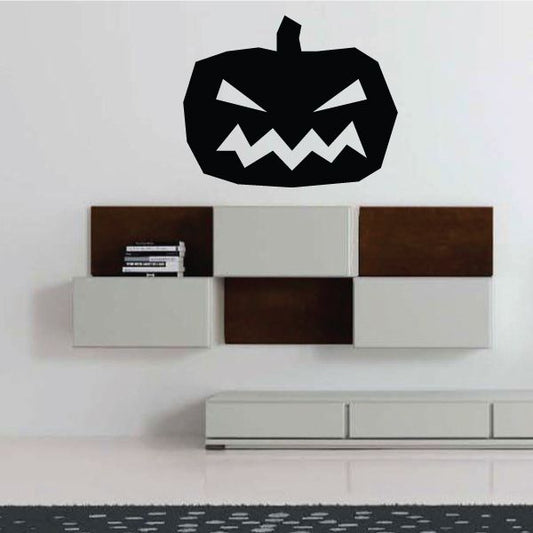 Image of Halloween Mad Jack-o-Lantern Decal