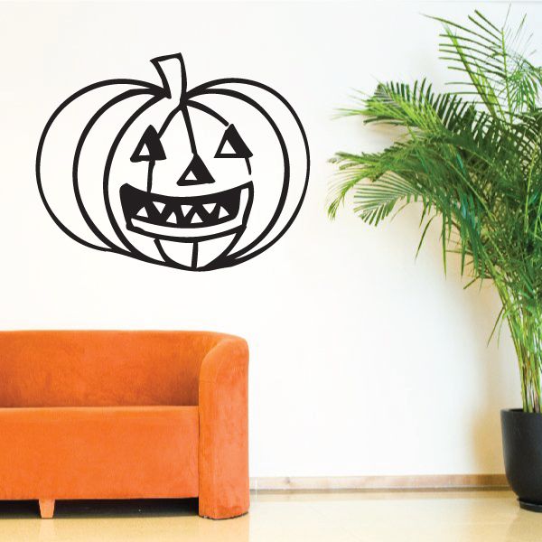 Image of Halloween Mighty Jack-o-Lantern Decal