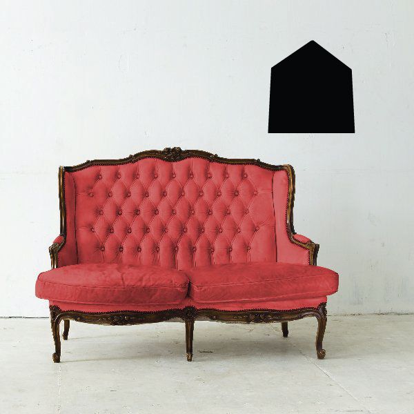 Image of Halloween Pentagon Shape Tombstone Decal