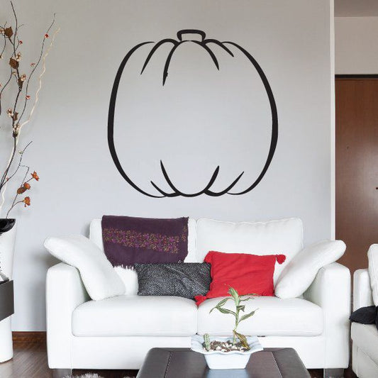 Image of Halloween Pumpkin Tall Decal