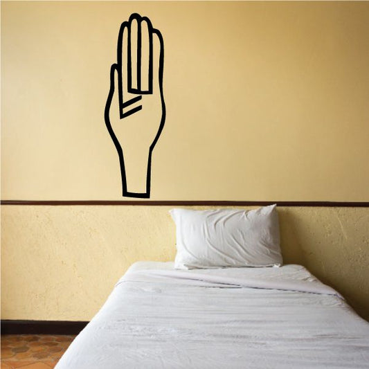 Image of Hand Egyptian Wall Decal - Vinyl Decal - Car Decal - MC41