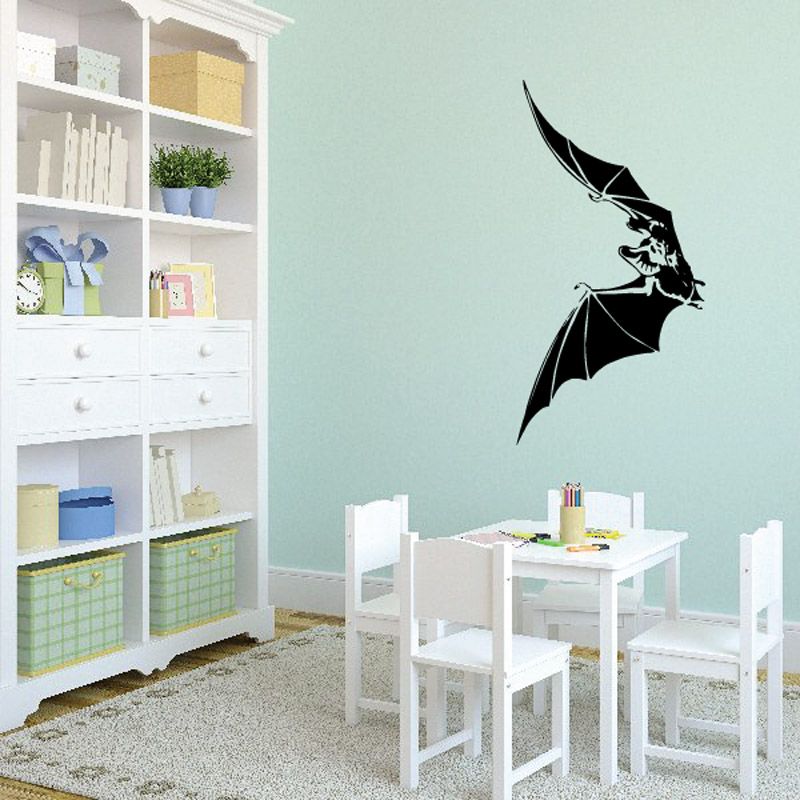 Image of Hanging Bat Decal