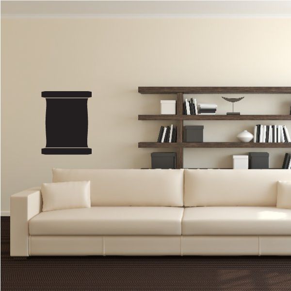 Hanukkah pillar decal with dark column icon