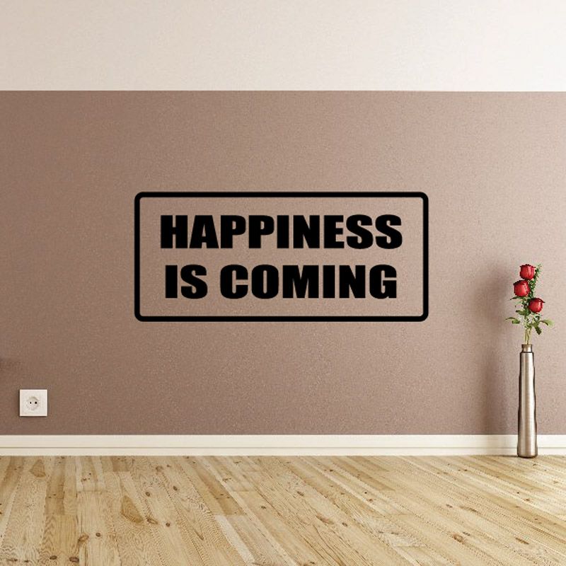 Image of Happiness is coming Decal