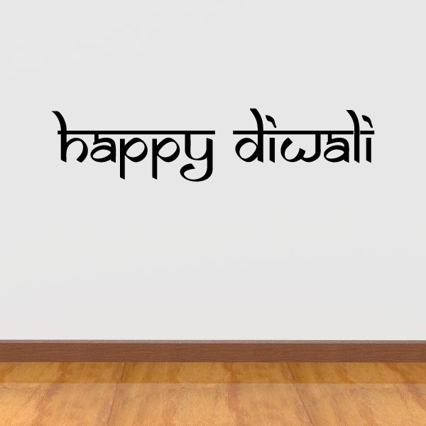 Happy Diwali Script Decal – Vinyl Disorder