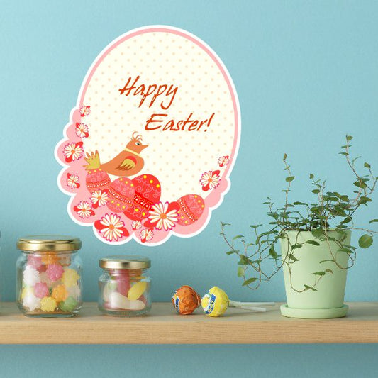 Image of Happy Easter Chic Dot Sticker