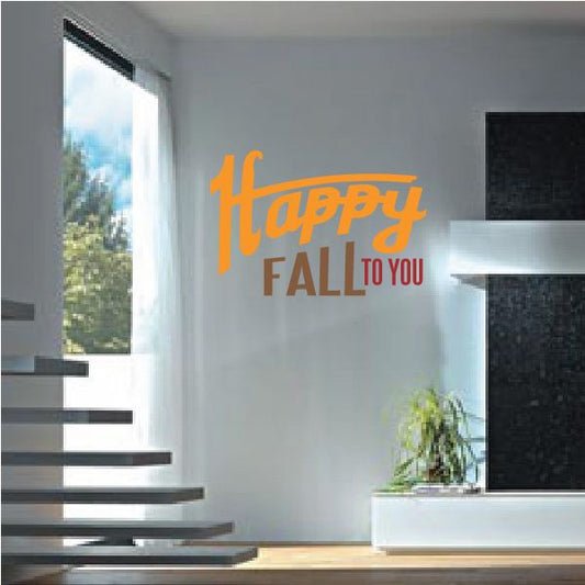 Image of Happy Fall to You Wall Decal