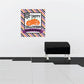 Halloween decorative pumpkin style wall decal with Happy Halloween text and jack-o'-lanterns