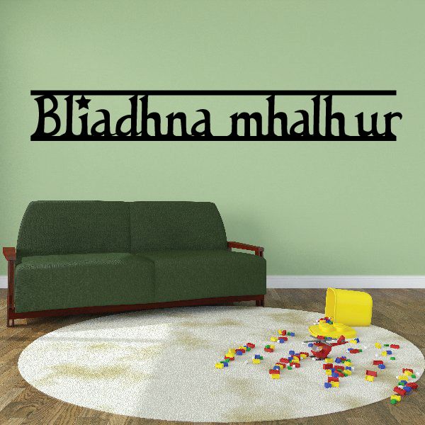 Image of Happy New Year Bliadhna mhalhur Decal