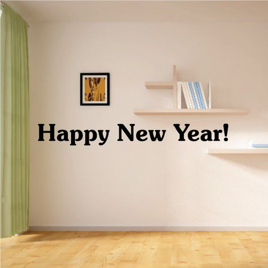 Image of Happy New Year English Decal