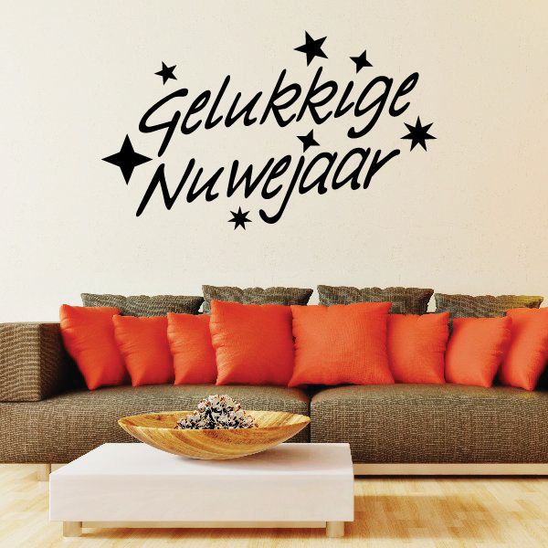 Image of Happy New Year Gelukkige Nuwe Jaar Afrikaans Decal