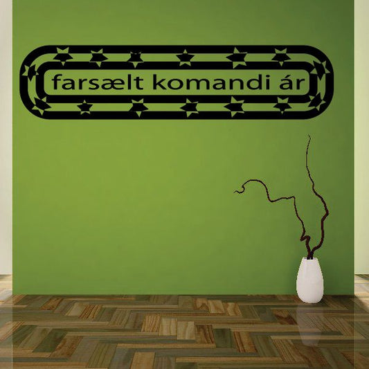 Image of Happy New Year Icelandic farsaelt komandi ar Decal