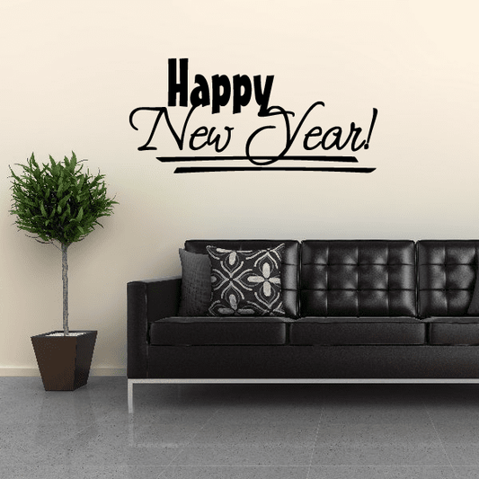 Image of Happy New Year Underline Decal