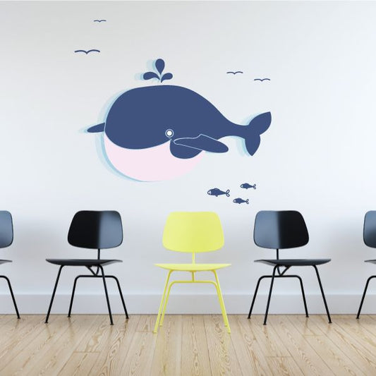 Image of Happy Spouting Whale Sticker Kit