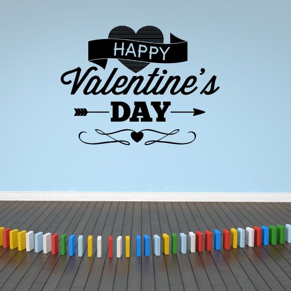 Image of Happy Valentines Day Decal