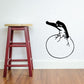 Black alligator egg hatching wall decal silhouette