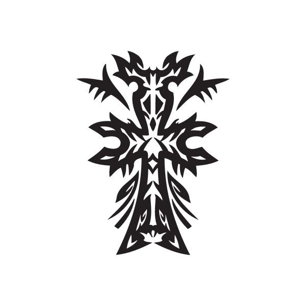 Image of Haunted Cross Decal