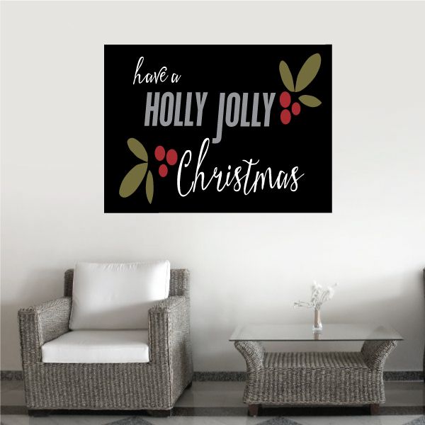 Image of Have a Holly Jolly Christmas Sticker