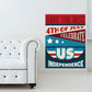 Patriotic 4th of July sticker with 'Have the Best' and 'US Independence' design