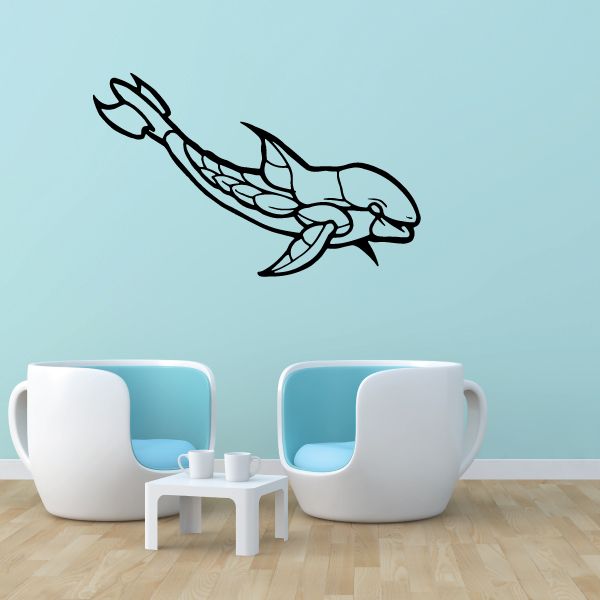 Image of Hawaiian Samoan Dolphin Decal