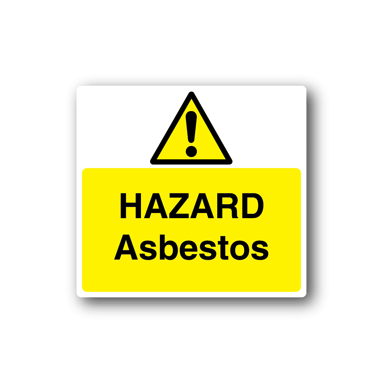 Image of Hazard Asbestos Sticker