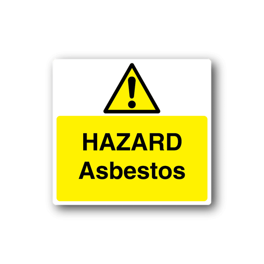 Image of Hazard Asbestos Sticker