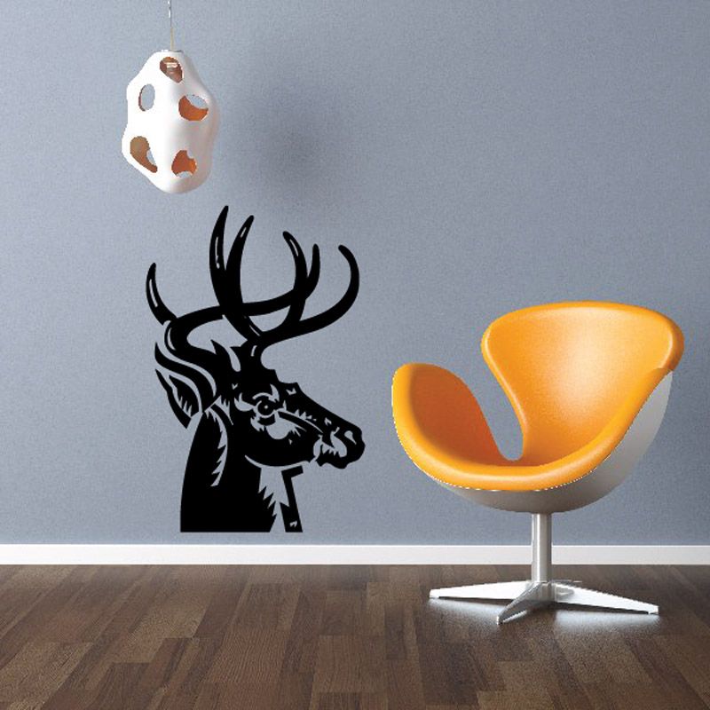 Image of Head Buck Decal