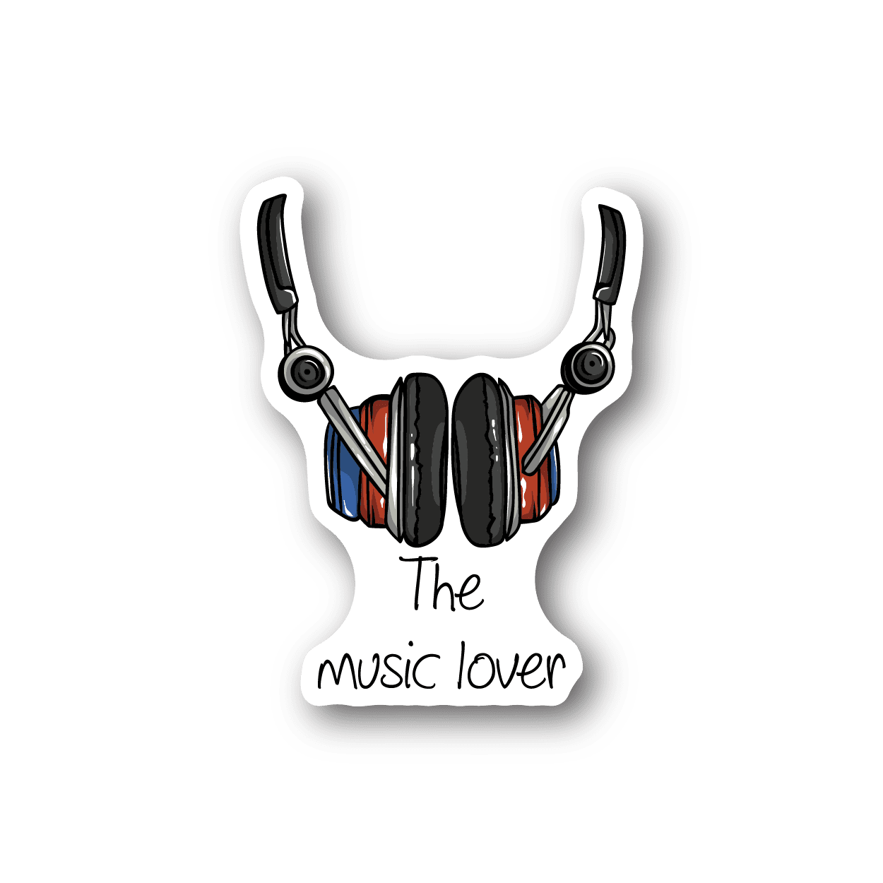 Image of Headphones Music Lover Sticker