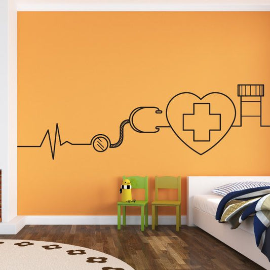 Image of Health and Care Decal