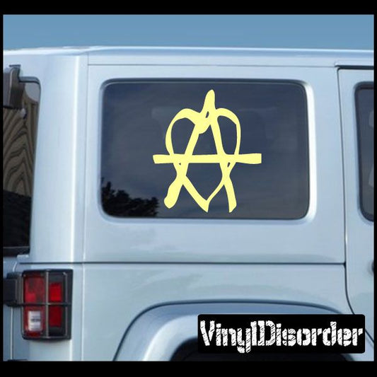 Image of Heart Anarchy Decal