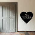 Image of Heart Quote Decals