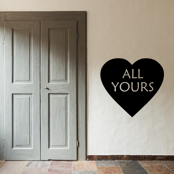 Image of Heart Quote Decals