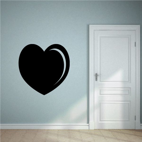 Image of Heart with highlight Valentine's Day Decal