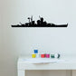 Heavy battlecruiser decal with black battleship silhouette