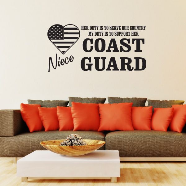 Image of Her Duty Niece Coast Guard Decal