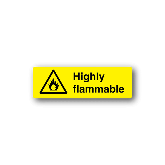 Image of Highly Flammable Sticker