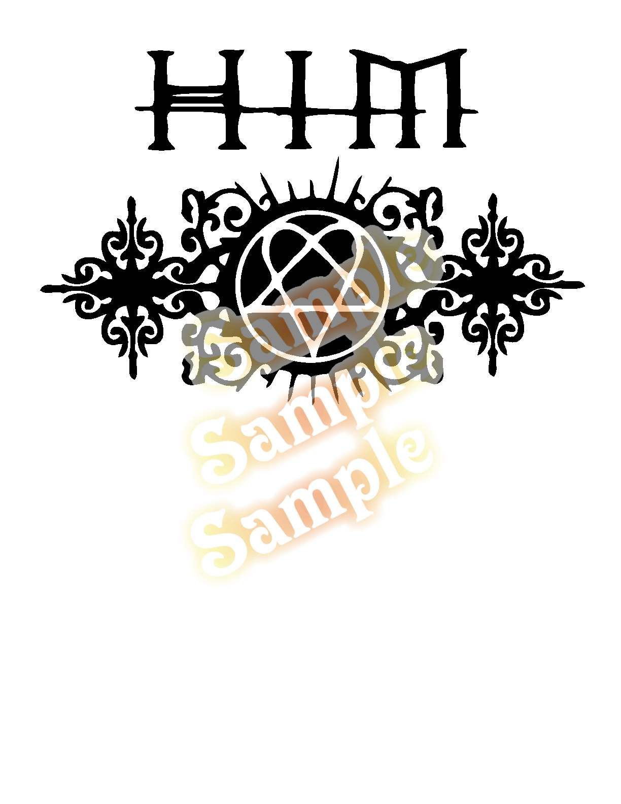 Image of Him Complex Text Decal