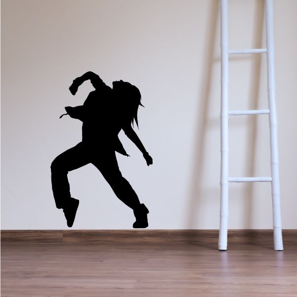 Image of Hip Hop Dancer Wall Decal - Vinyl Decal - Car Decal - BA008