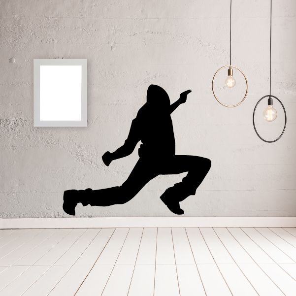 Image of Hip Hop Dancer Wall Decal - Vinyl Decal - Car Decal - BA015