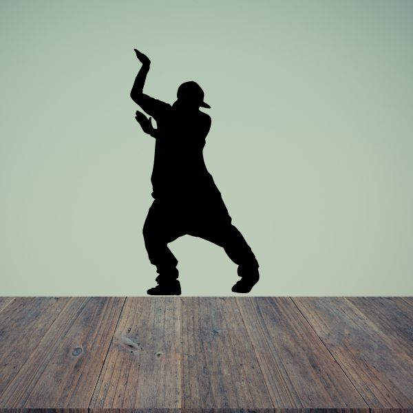 Image of Hip Hop Dancer Wall Decal - Vinyl Decal - Car Decal - BA019