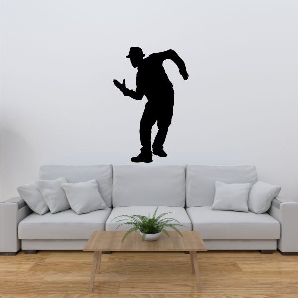 Image of Hip Hop Dancer Wall Decal - Vinyl Decal - Car Decal - BA020