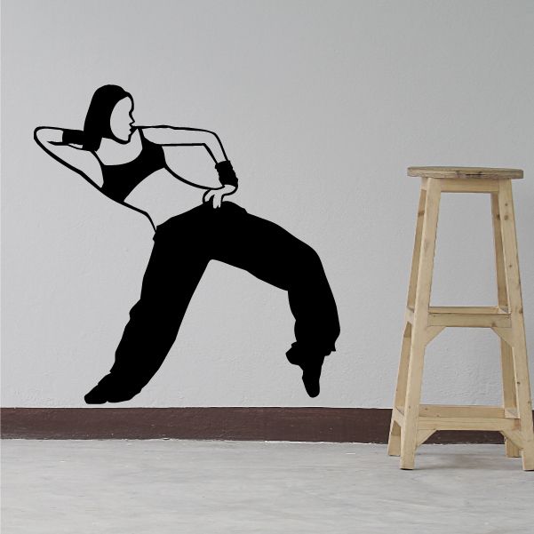 Image of Hip Hop Dancer Wall Decal - Vinyl Decal - Car Decal - BA023