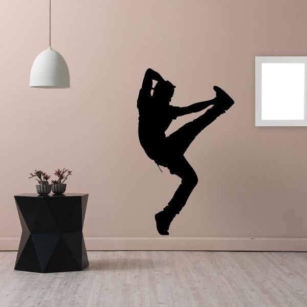 Image of Hip Hop Dancer Wall Decal - Vinyl Decal - Car Decal - BA027