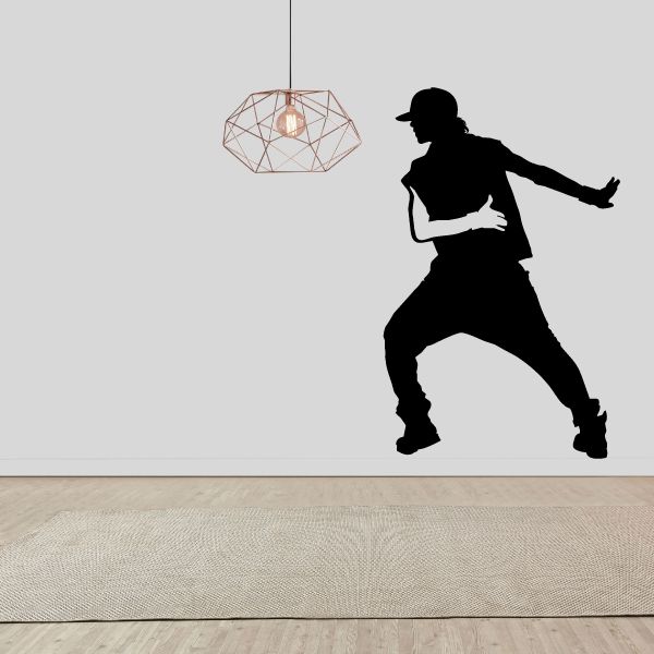 Image of Hip Hop Dancer Wall Decal - Vinyl Decal - Car Decal - BA028