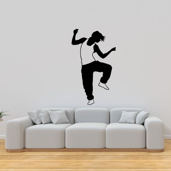 Image of Hip Hop Dancer Wall Decal - Vinyl Decal - Car Decal - BA042