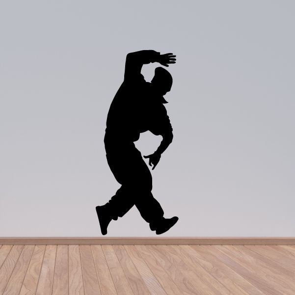 Image of Hip Hop Dancer Wall Decal - Vinyl Decal - Car Decal - BA049