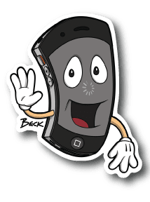 Hip Phone Vinyl Sticker