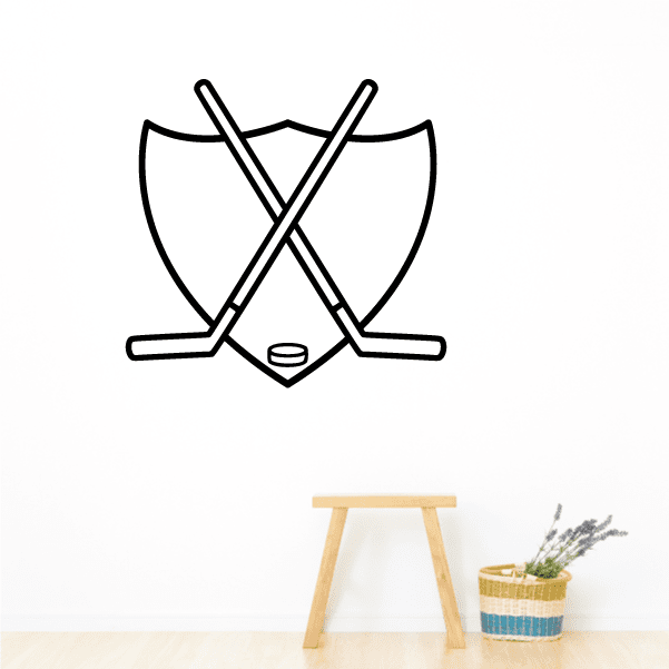 Image of Hockey Bunny Wall Decal - Vinyl Decal - Car Decal - CDS130